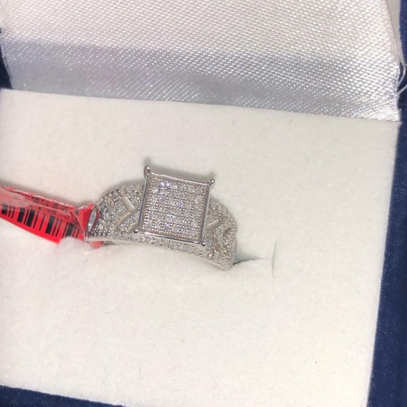 Designer REAL DIAMOND custom ring NOT CZ best gift - Picture 7 of 8